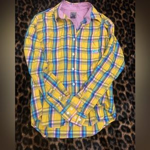 Cruel girl long sleeve button down shirt